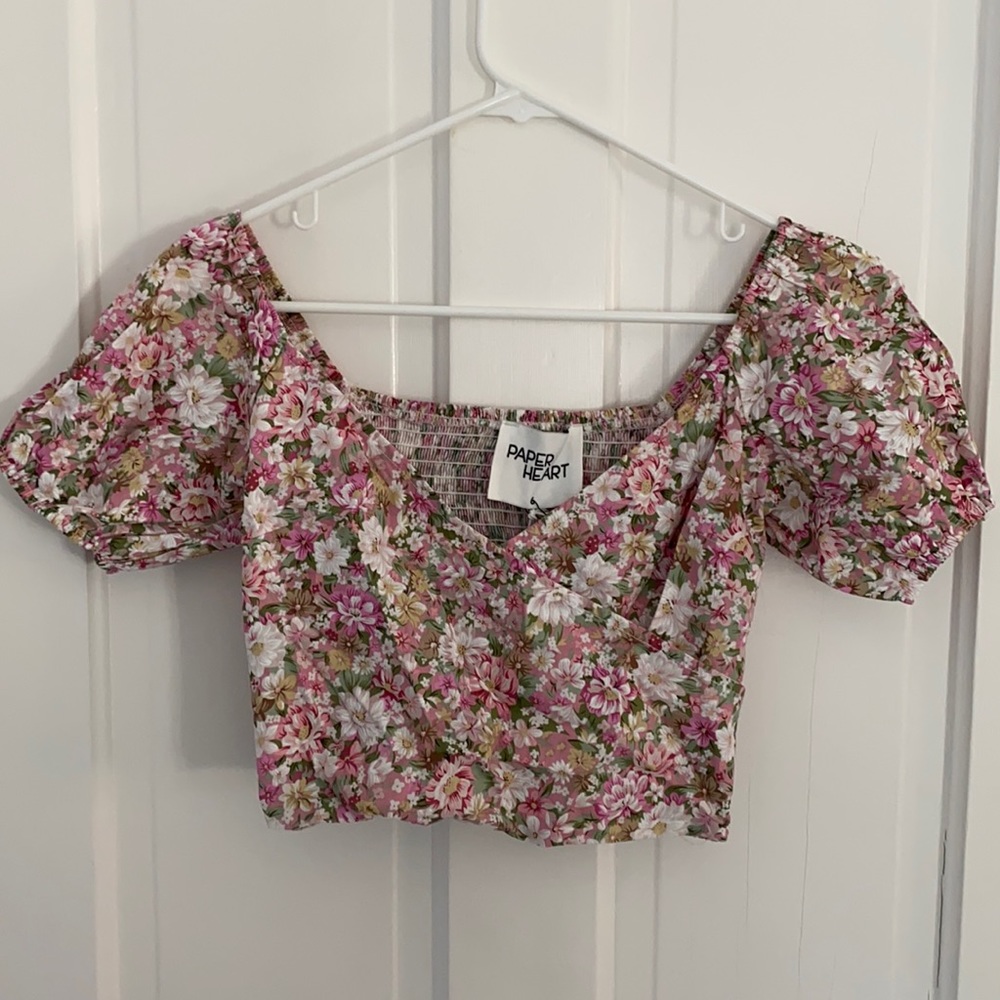 Floral Crop Top